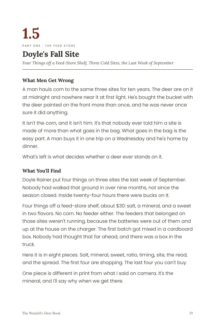 Page 39: Doyle's Fall Site