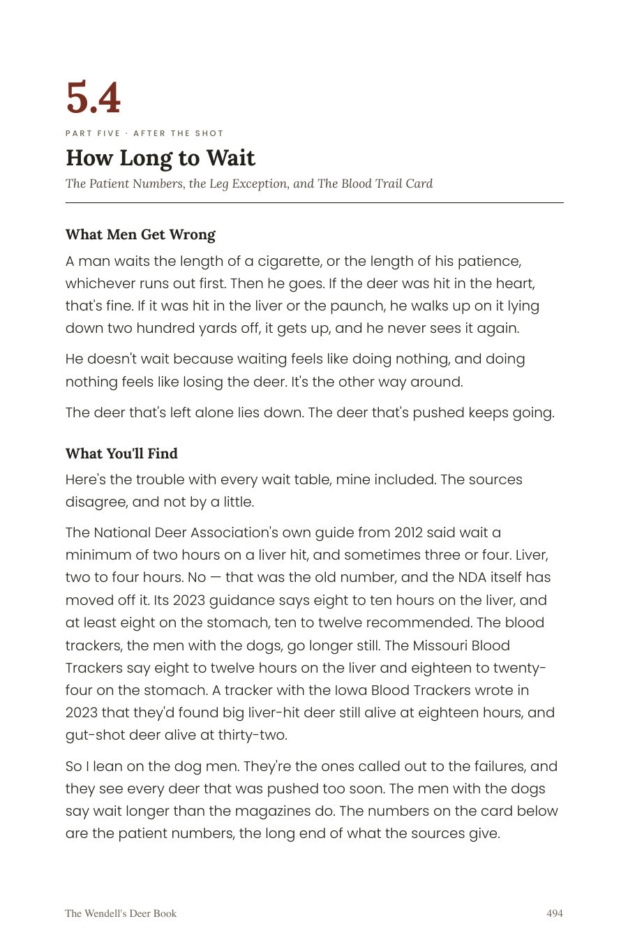 Page 494: How Long to Wait